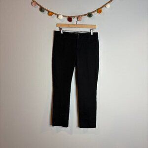 Anthropologie The Essential Slim black dress pants